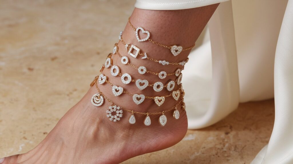 Diamond Anklets