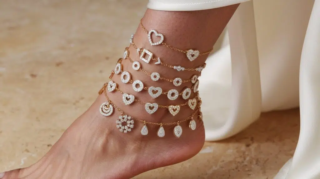 Diamond Anklets