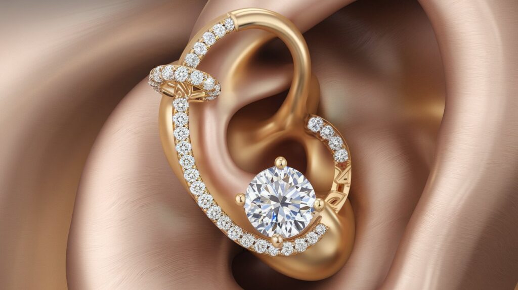 Diamond Ear Cuff