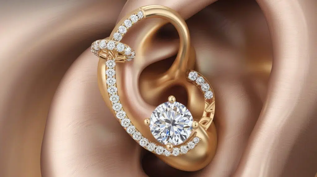 Diamond Ear Cuff