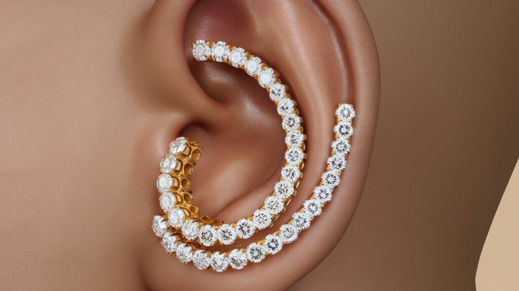 Diamond Ear Cuff