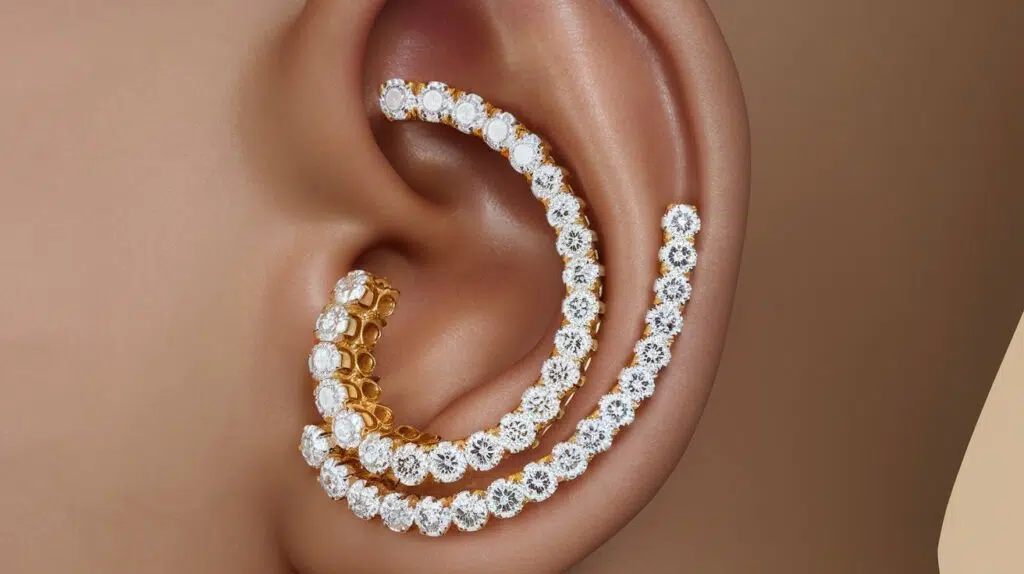 Diamond Ear Cuff