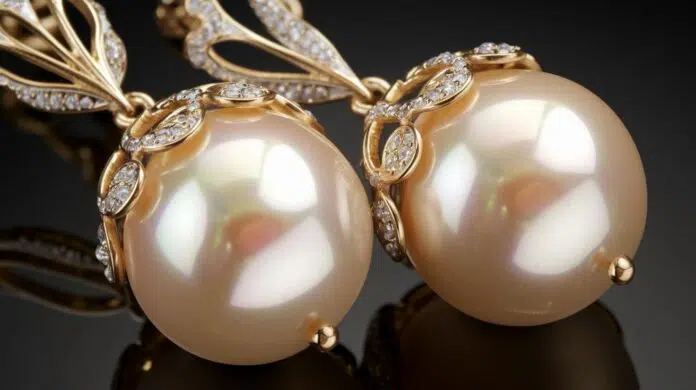 pearl drop earrings