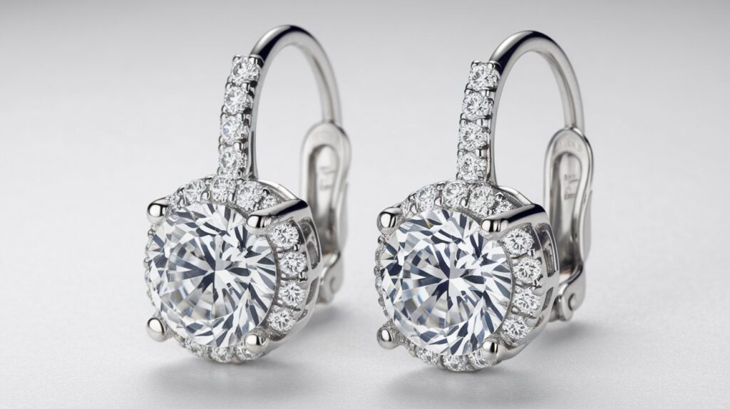 platinum earrings