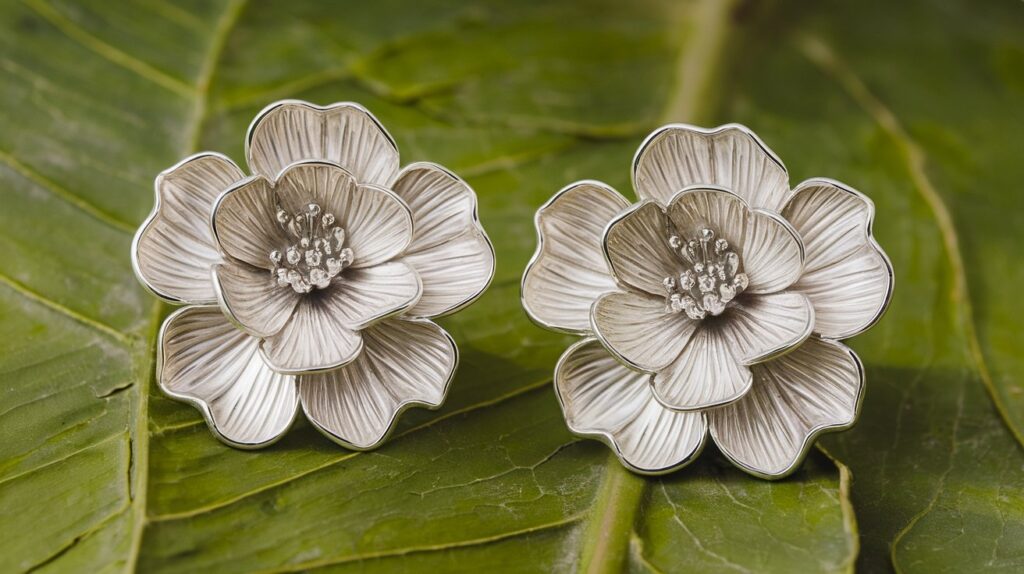 platinum earrings